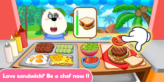 Wolfoo Cooking Game - Sandwich