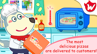 Wolfoo Pizza Shop, Great Pizza
