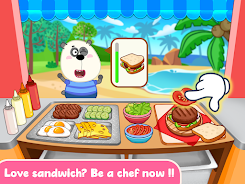 Wolfoo Cooking Game - Sandwich