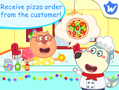 Wolfoo Pizza Shop, Great Pizza
