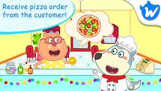 Wolfoo Pizza Shop, Great Pizza