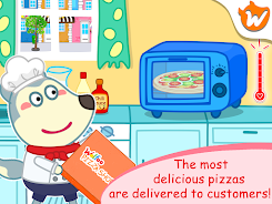 Wolfoo Pizza Shop, Great Pizza