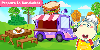 Wolfoo Cooking Game - Sandwich