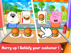 Wolfoo Cooking Game - Sandwich