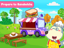 Wolfoo Cooking Game - Sandwich